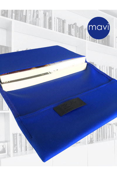 Mi Fama Flexible Fabric Blue Book Cover and Book Protector
