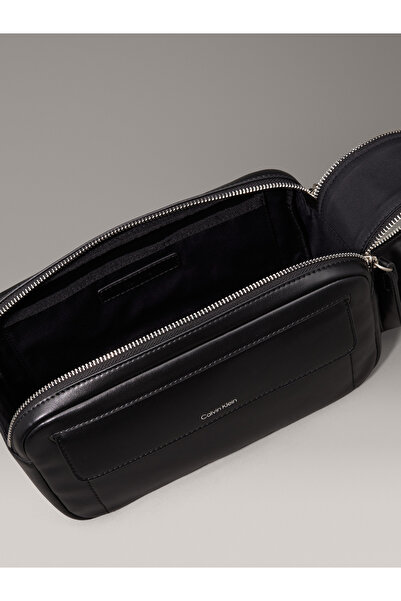 Calvin Klein Logo Double Zipper Bag K50K 513039 Beh Men's Bag K50K 513039   Beh