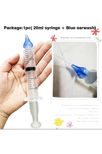 ORGANICYOU YIWU 1 Set Polipropilen Kulak İrrigasyon Sistemi, Evrensel Kulak Y...