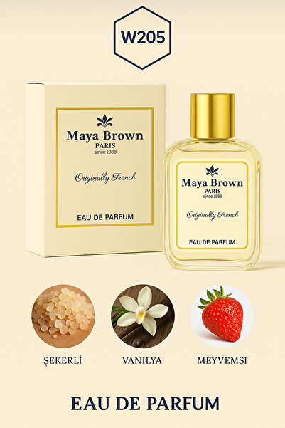 Maya Brown W205 Kadın EDP 60 ml | Şekerli, Vanilya ve Meyvemsi | -Lcome-Iavie...