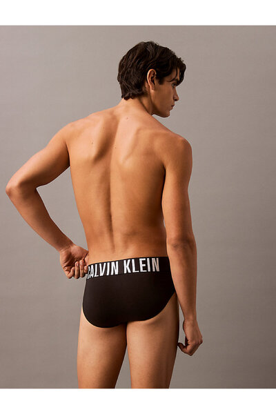 Calvin Klein Erkek Marka Logolu Elastik Bantlı Günlük Kullanıma Uygun Siyah-Siyah-Siyah Boxer 000NB3