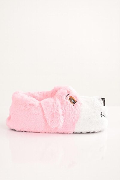 MODAONN Unisex Yetişkin Köpek Figürlü Peluş Panduf Ev Pandufu Ev Botu