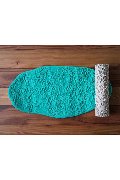 Atölye Dekupaj Model 032 - Patiler - Polimer Kil Doku Oklavası / Seramik Çamu...