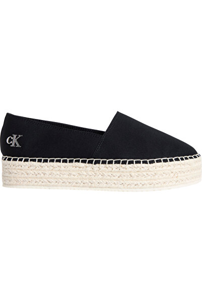 Calvin Klein Kalın Taban Kanvas Espadril YW0YW017370GM ESPADRİL YW0YW01737 0GM