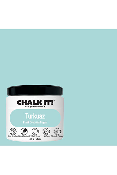 Işın Mumcu Artisan Chalk It Kendinden Vernikli Boya | Turkuaz