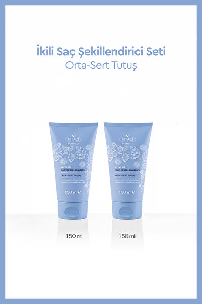 Otacı Avantajlı 2 li Bitki Özlü Saç Şekilendirici 5 Orta - Sert 150 ml