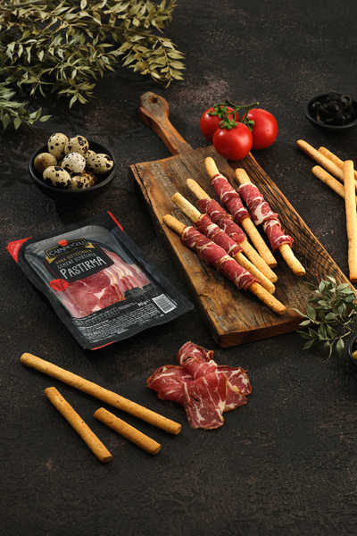 Çapanoğlu Dana Biftekten Dilimli Pastırma 80 gr Çemensiz Kayseri Usulü Kahvaltılık Et