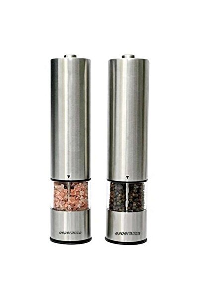 ESPERANZA Electric salt and pepper grinder set with stainless steel