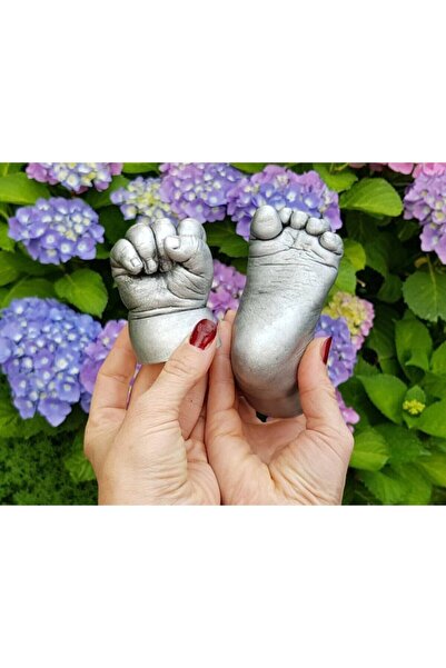 VOSVOSBABY 3d Heykel Uygulama Kiti 1 El 1 Ayak 4-10 Yaş Gümüş Boya(YETKİLİ TE...