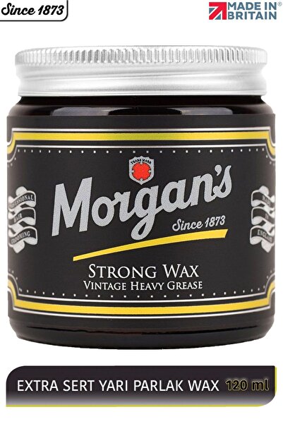 Morgan's Pomade Morgan's Strong Wax Vintage Heavy Grease - Zor Saçlara Özel G...