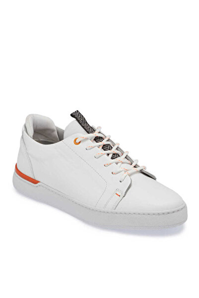 Tergan Beyaz Hakiki Nubuk Deri Erkek Sneaker - E24I1AY56823-A26