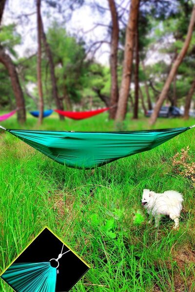 Bundera Salıncak Hamak Kamp Hamağı Piknik Hamağı Bahçe Balkon Kamp Outdoor Av Avcı Dağcı Spor Hamak