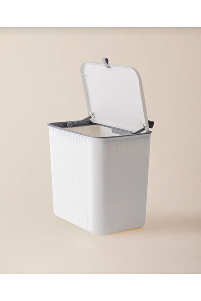 Genel Markalar Fonksiyonel Kapaklı Banyo Ve Mutfak Tezgah Üstü Çöp Kovası 15 ...