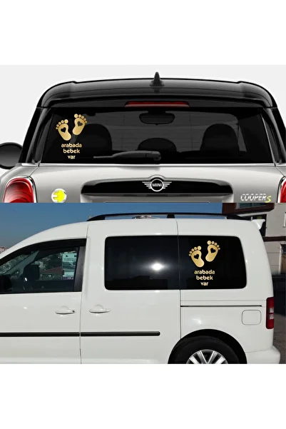 stickerusta There Is a Baby in the Car Auto Car Sticker 02502