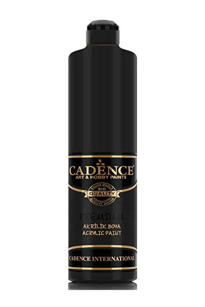 Cadence Premium Akrilik Boya 500 Ml - Siyah 0002