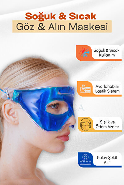 Vanaca Grup Termojel Göz Ve Burun Maskesi, Burun Ameliyatı Sonrası Ödem Morluk Giderici, Göz Altı Şişlik Morluk