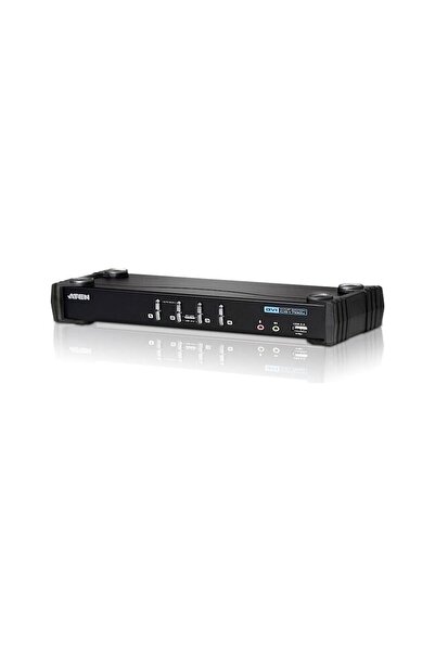 Aten 4 Port Lu Usb 2.0 Dvı Kvmp™ Switch 2 Portlu Usb (2.0) Hub, Masaüstü Tip,...