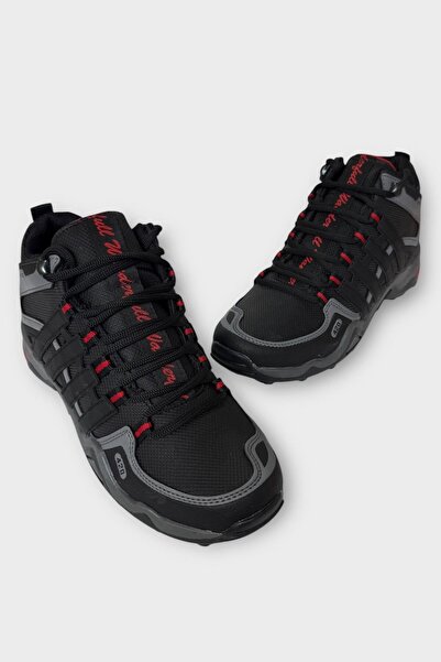Liger Men's Winter Sports Boots - Trekking, Black and Red