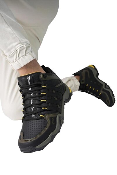 Liger Ανδρικά Winter Trekking - KHAKI YELLOW Sports Boots