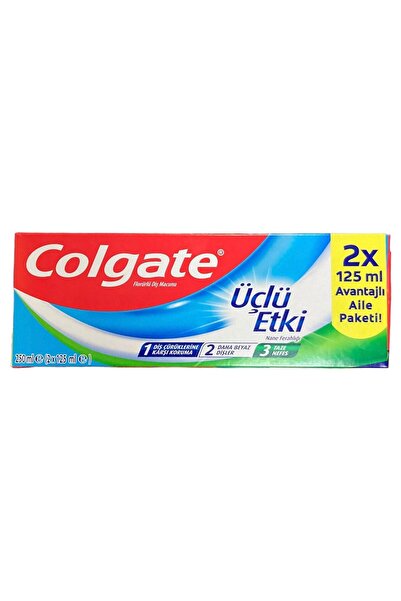 Colgate Diş Macunu Üçlü Etki 2 X 125 Ml