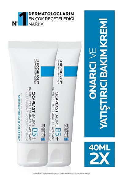 La Roche Posay La Roche-posay Cicaplast Baume B5 - Onarıcı Bakım Kremi 40ml X2