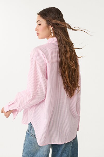 Stradivarius Linen blend shirt