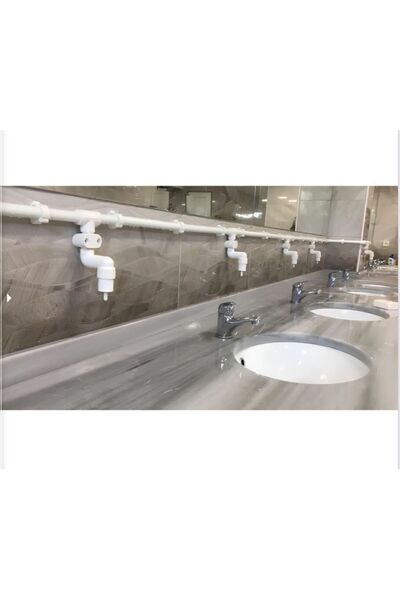 hilal kimya 10 Lt 4 Faucets Bottom Press with Central Storage |   Liquid Soap Dispenser – for School, Mosque and Bulk Use