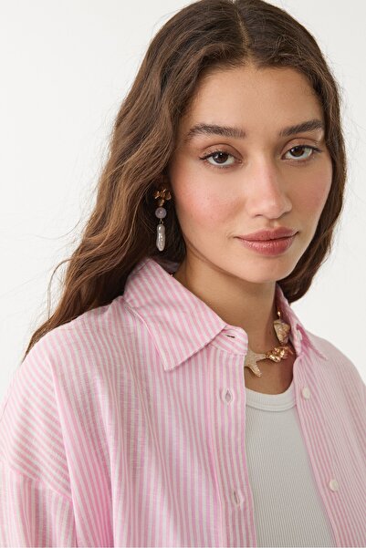 Stradivarius Linen blend shirt