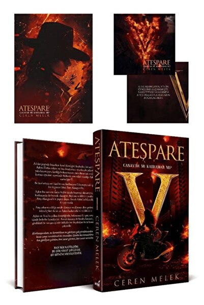 İndigo Kitap Ateşpare - Canavar mı? Kahraman mı? / Ceren Melek / / 9786255587206