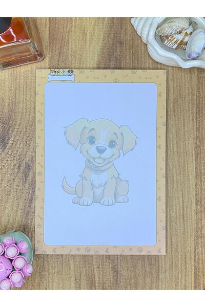 THE GENİMS A5 Desenli Çizgisiz Bloknot - Notepad - Not Defteri Ofis ve Okul İçin