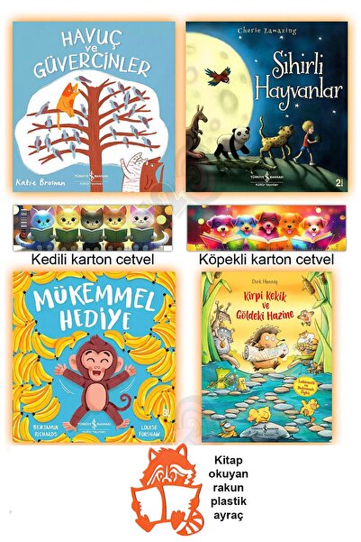 TÜRKİYE İŞ BANKASI KÜLTÜR YAYINLARI Havuç ve Güvercinler Sihirli Hayvanlar Mü...