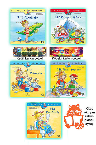 TÜRKİYE İŞ BANKASI KÜLTÜR YAYINLARI Elif Denizde Kampa Gidiyor Müzisyen Pizza...