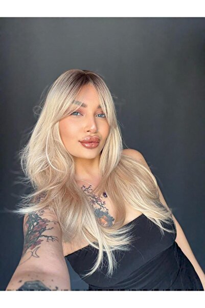 Suzan Peruk Gerçek Saç dokusunda Fiber Medikal Peruk.Ense kısmında ayarlama k...