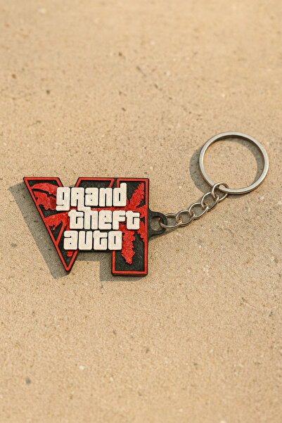 Chamelon Studio Gta Vi Logo Design Keychain Gta 6 Keychain