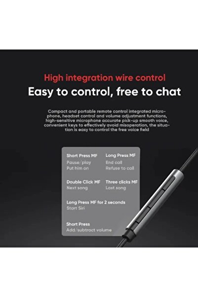 REDMAGIC سماعة ريد ماجيك للالعاب بمنفذ مسمار AUX أطراف أذن ناعمة وقابلة للتبديل صوت مخصص لتجربة مميزة