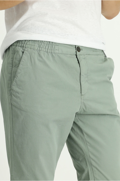 Kiğılı Καναπές Lycra Canvas / Chino Παντελόνι με κανονική εφαρμογή με ελαστική μέση