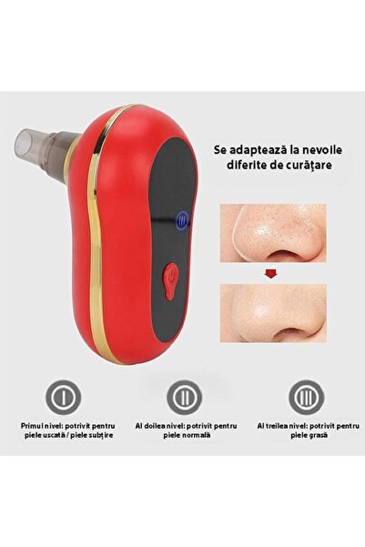 miraza Aparat Extragere Puncte Negre si Vacuum Facial Miraza, 3 Viteze, USB, ...