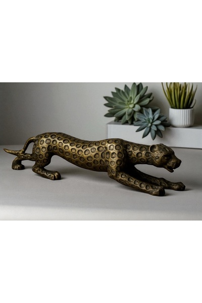 ALCSTORE Dekoratif Jaguar Obje – Gücün ve Asaletin Simgesi