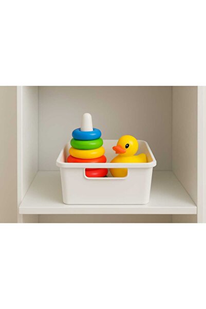 ankahometoys 3 Adet Saklama Kutusu, Dolap Içi Düzenleyici, Buzdolabı Düzenleyici, Banyo, Mutfak Organizeri Sepet