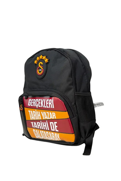 Galatasaray Licensed School Backpack with Printed Gs Logo 25687