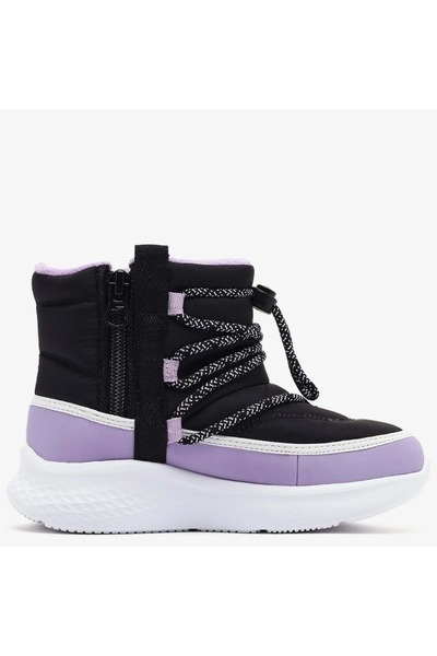 SKECHERS Skech-lite Pro Hyper Phase 303464N Ortopedik Bebek Çocuk Bot SİYAH