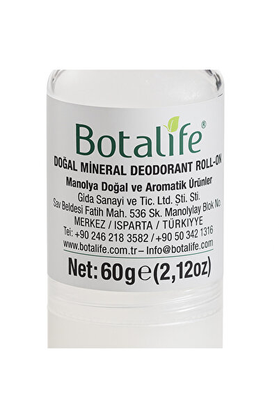 Botalife Doğal Mineral Deodorant Roll On 60g