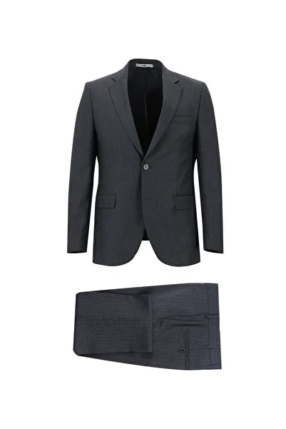 Kiğılı Relaxed Fit Comfortable Cut Classic Striped Suit