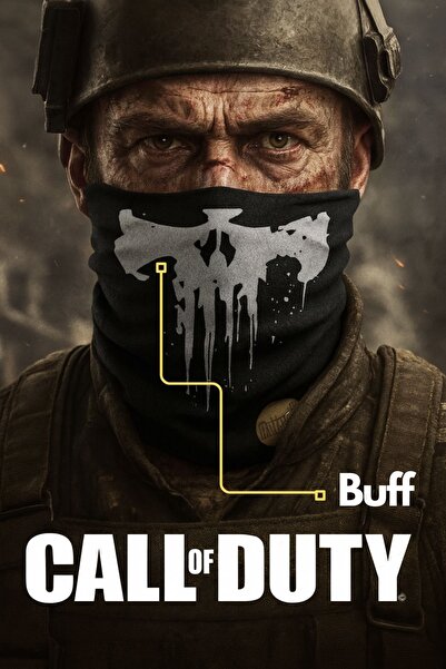 mottomia Trend Ghost Maskesi Buff - Call Of Duty Hayalet Maske Termal Kask Içi Balaklava Baf Model 2