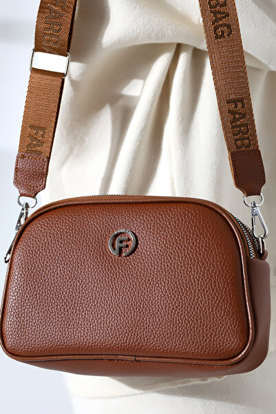 pattersty Geantă de umăr diagonală reglabilă pentru femei, din piele moale, d...