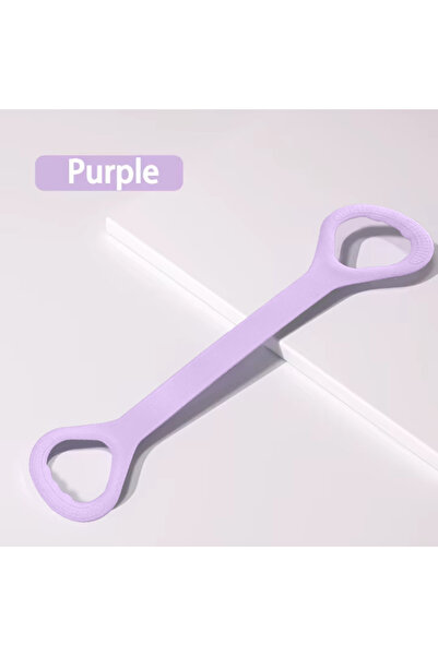 Choice purple 8-Shaped Elastic Band for Home Fitness Back And Shoulder Exerci...