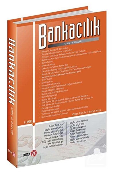 Beta Yayınları Bankacılık Giriş ve İlkeleri