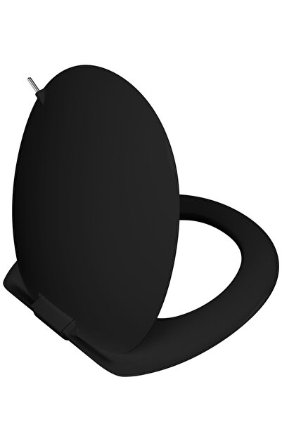 VitrA İstanbul 166-070-009 İnce Klozet Kapağı, Siyah