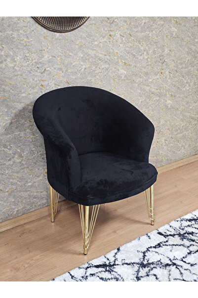 ZAFİR Tekli TEDDY Gold Kaplama Telli Ayak Çay Seti Koltuk Tekli Berjer , Balk...