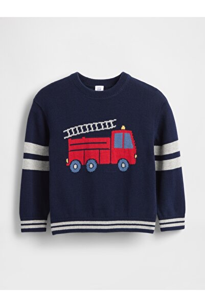 GAP Erkek Bebek Lacivert Bebek | Bisiklet Yaka Kazak